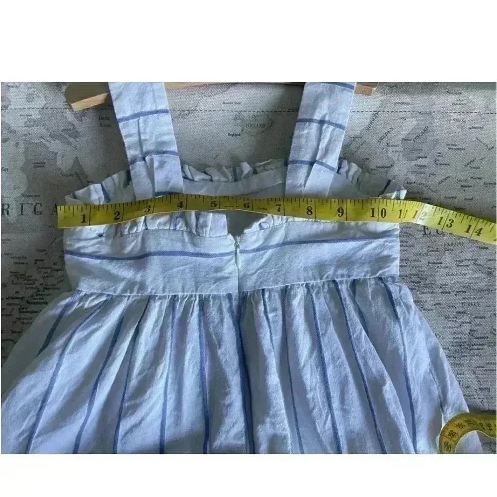 Tartine et Chocolat 5A Linen Sundress - Picture 7 of 12